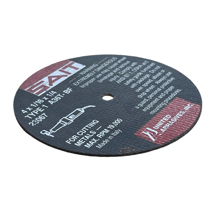 SAIT Cut Off Wheel Type-1 A36T 4
