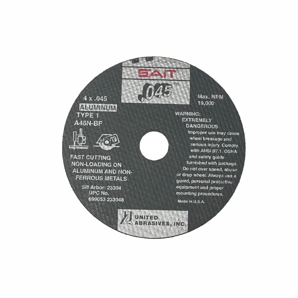 SAIT Alum Cut Off Wheel Type-27 4