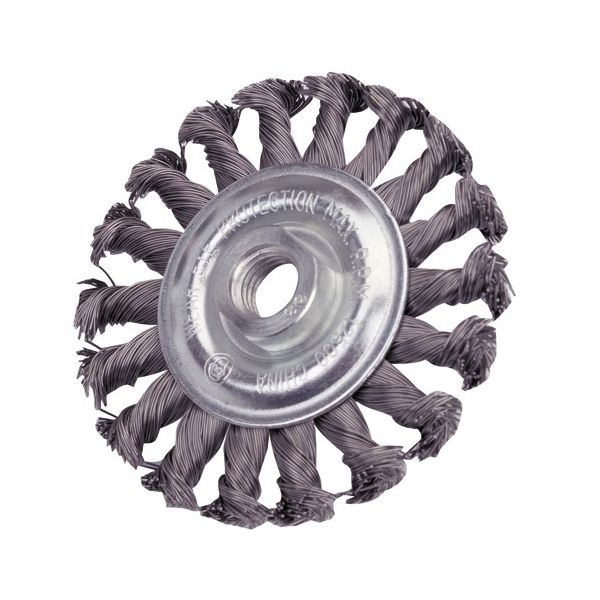 Flat Wheel Wire Brush For Angle Grinder