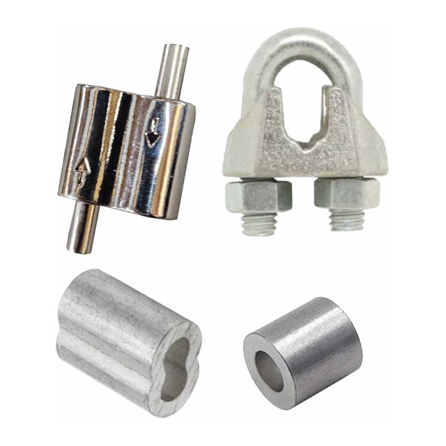 Wire Cable Clamp, Sleeve and Gripper